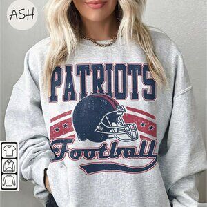 90s StyleNew England Football Vintage Patriot Sweatshirt, Vintage New England